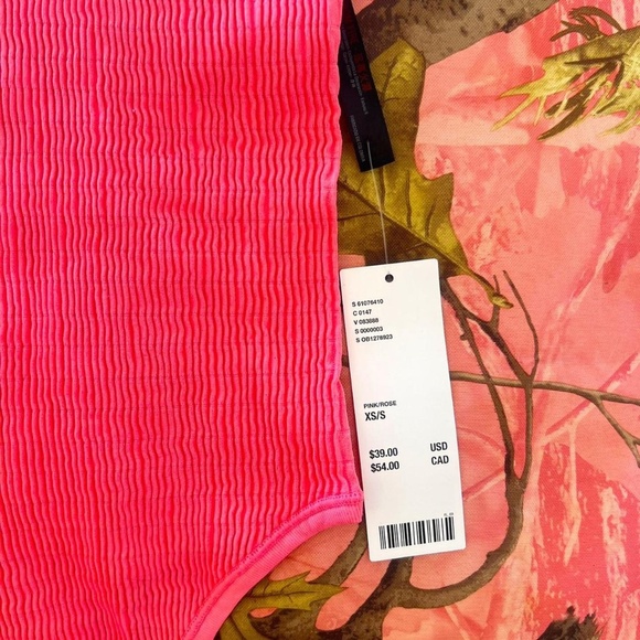 urban outfitters out from under hot pink coral tank bodysuit - Picture 6 of 8